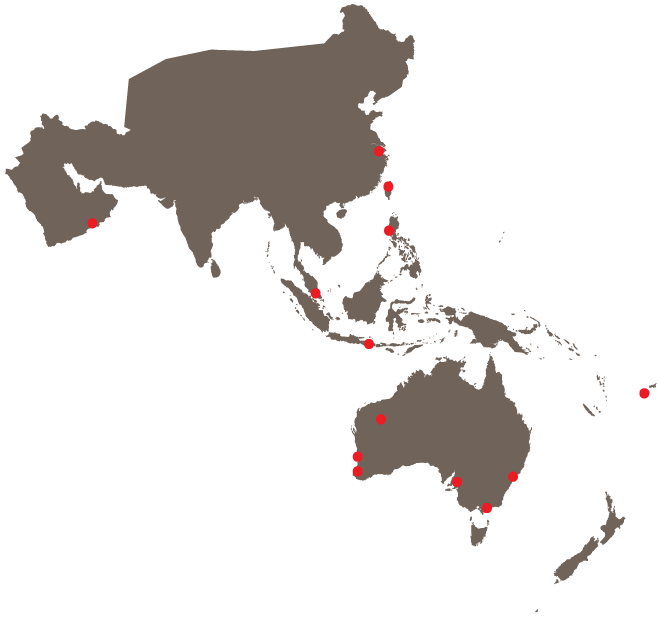 Engas distribution map